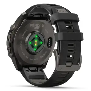 Смарт-часы Garmin Fenix 9 Pro 47mm Carbon Gray DLC Titanium with Black/Pebble Gray Silicone Band (010-04336-15/16)