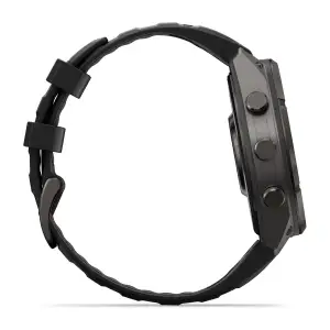 Смарт-часы Garmin Fenix 9 Pro 47mm Carbon Gray DLC Titanium with Black/Pebble Gray Silicone Band (010-04336-15/16)