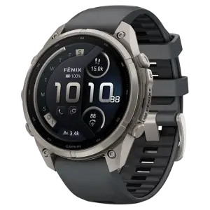 Смарт-годинник Garmin Fenix 9 Pro inReach 47mm Titanium with Graphite/Black Silicone Band (010-04336-20/21)
