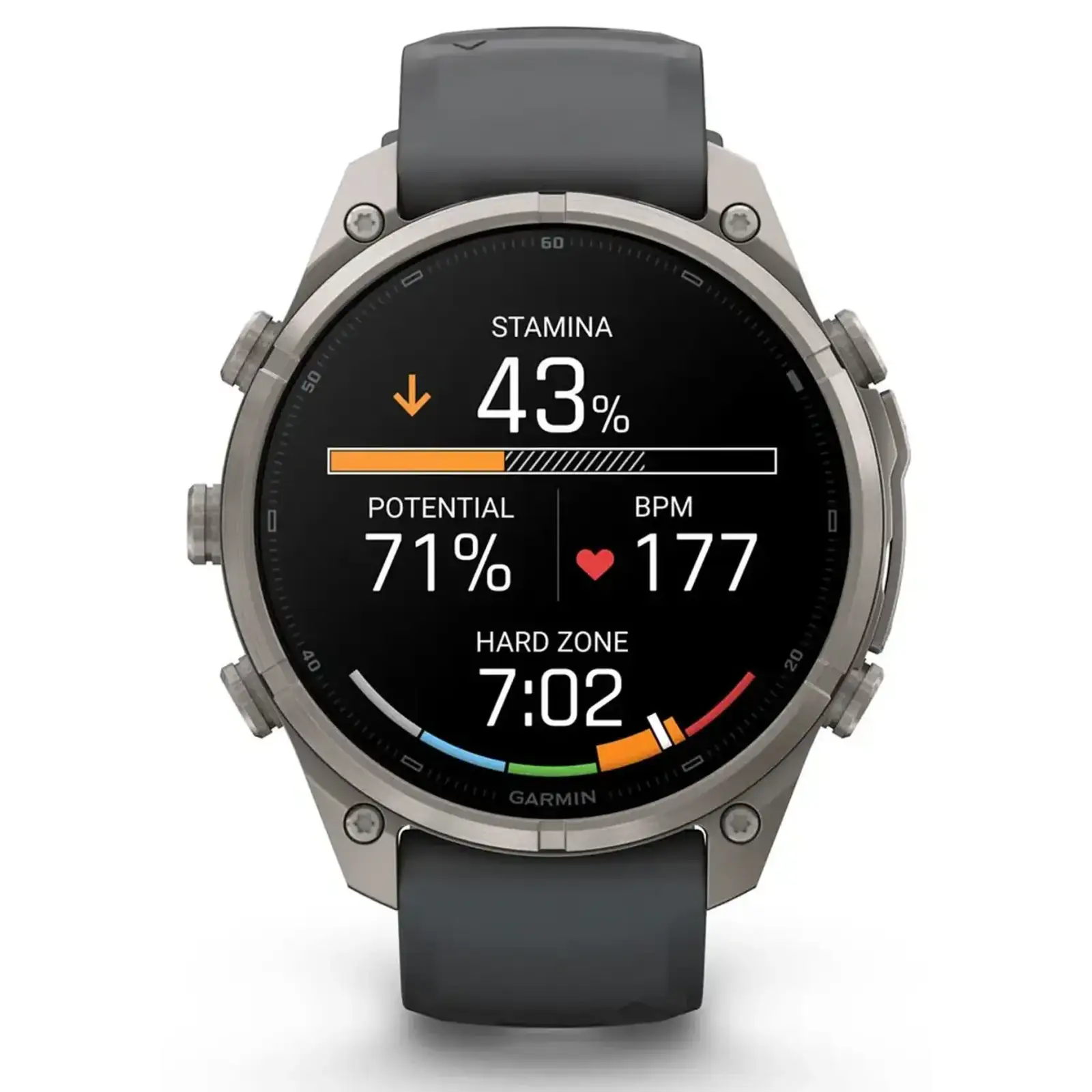 Смарт-годинник Garmin Fenix 9 Pro inReach 47mm Titanium with Graphite/Black Silicone Band (010-04336-20/21)