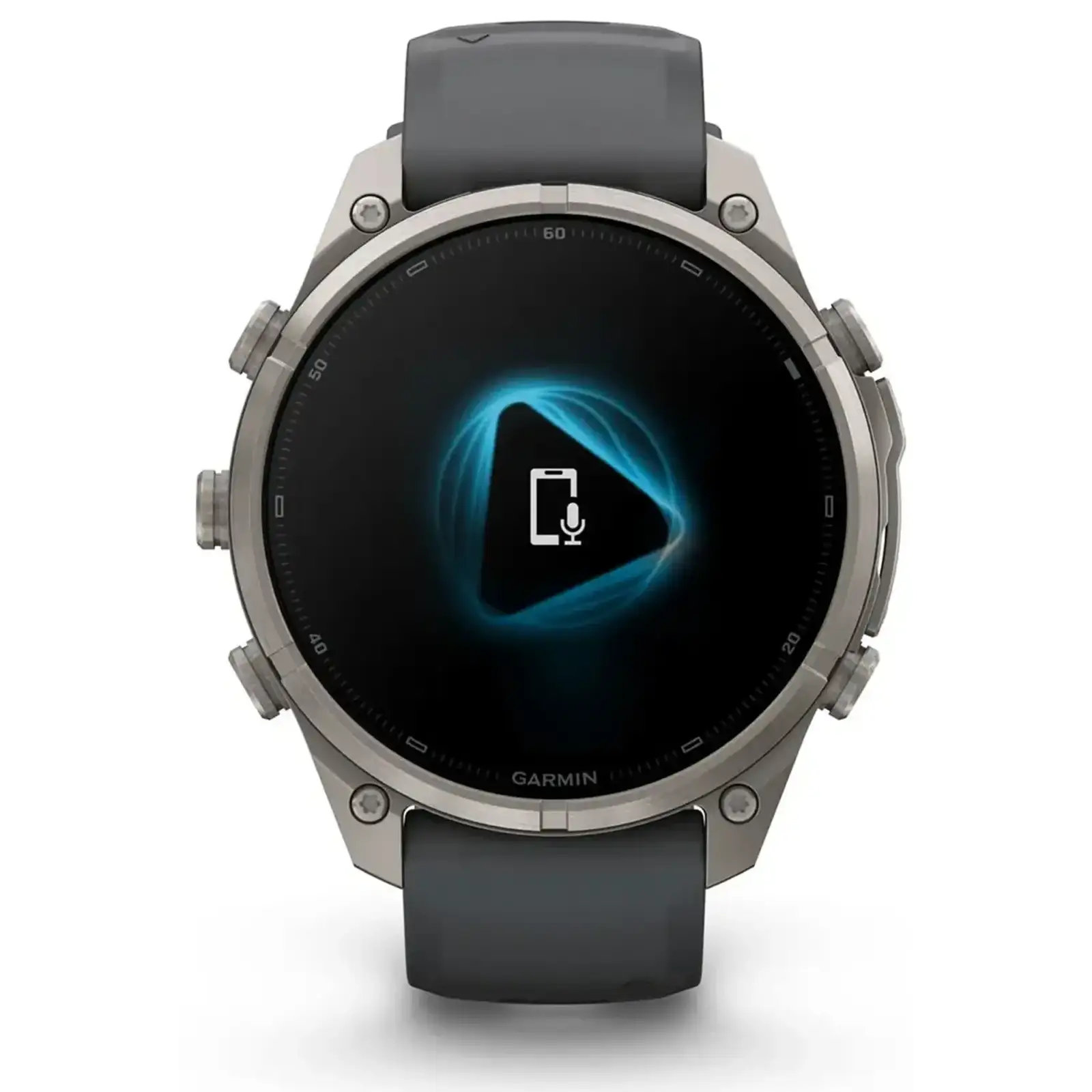 Смарт-годинник Garmin Fenix 9 Pro inReach 47mm Titanium with Graphite/Black Silicone Band (010-04336-20/21)