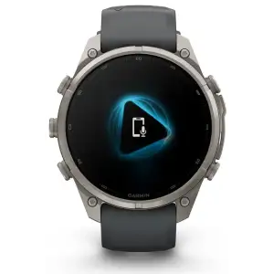 Смарт-годинник Garmin Fenix 9 Pro inReach 47mm Titanium with Graphite/Black Silicone Band (010-04336-20/21)
