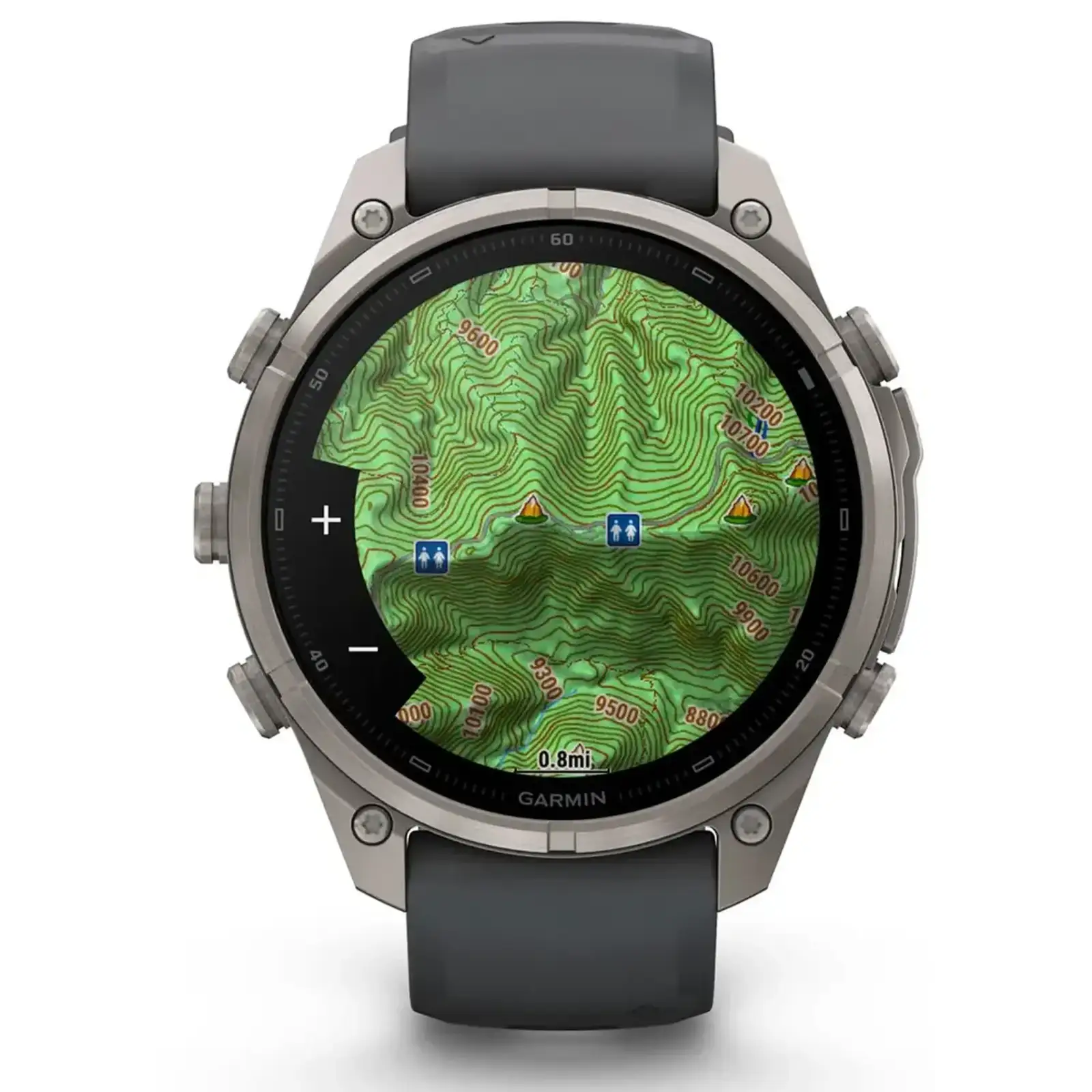 Смарт-годинник Garmin Fenix 9 Pro inReach 47mm Titanium with Graphite/Black Silicone Band (010-04336-20/21)