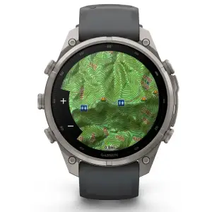 Смарт-годинник Garmin Fenix 9 Pro inReach 47mm Titanium with Graphite/Black Silicone Band (010-04336-20/21)