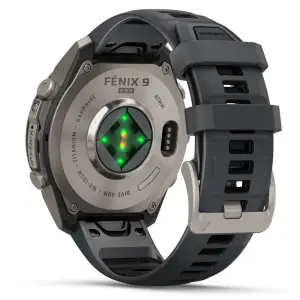 Смарт-годинник Garmin Fenix 9 Pro 47mm Titanium with Graphite/Black Silicone Band (010-04336-25/26)