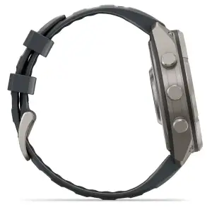 Смарт-годинник Garmin Fenix 9 Pro 47mm Titanium with Graphite/Black Silicone Band (010-04336-25/26)