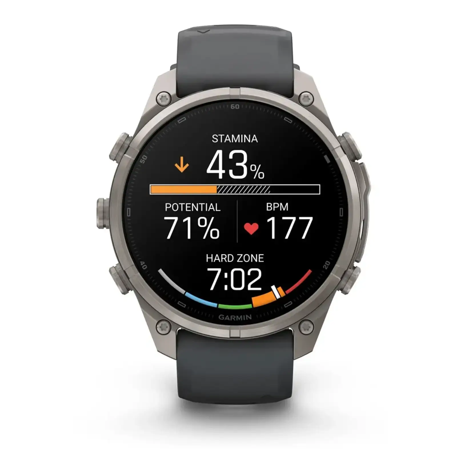 Смарт-годинник Garmin Fenix 9 Pro 47mm Titanium with Graphite/Black Silicone Band (010-04336-25/26)