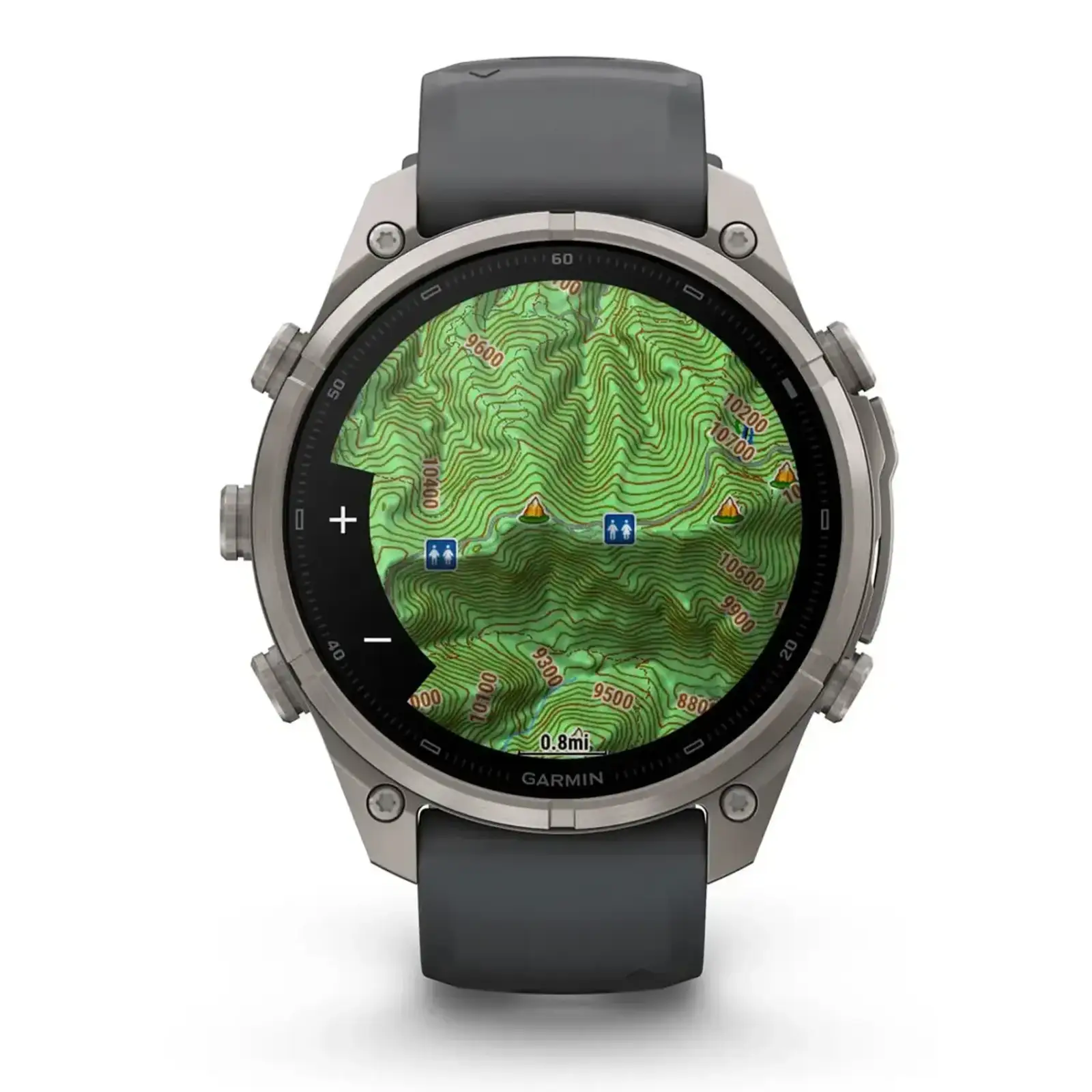 Смарт-годинник Garmin Fenix 9 Pro 47mm Titanium with Graphite/Black Silicone Band (010-04336-25/26)