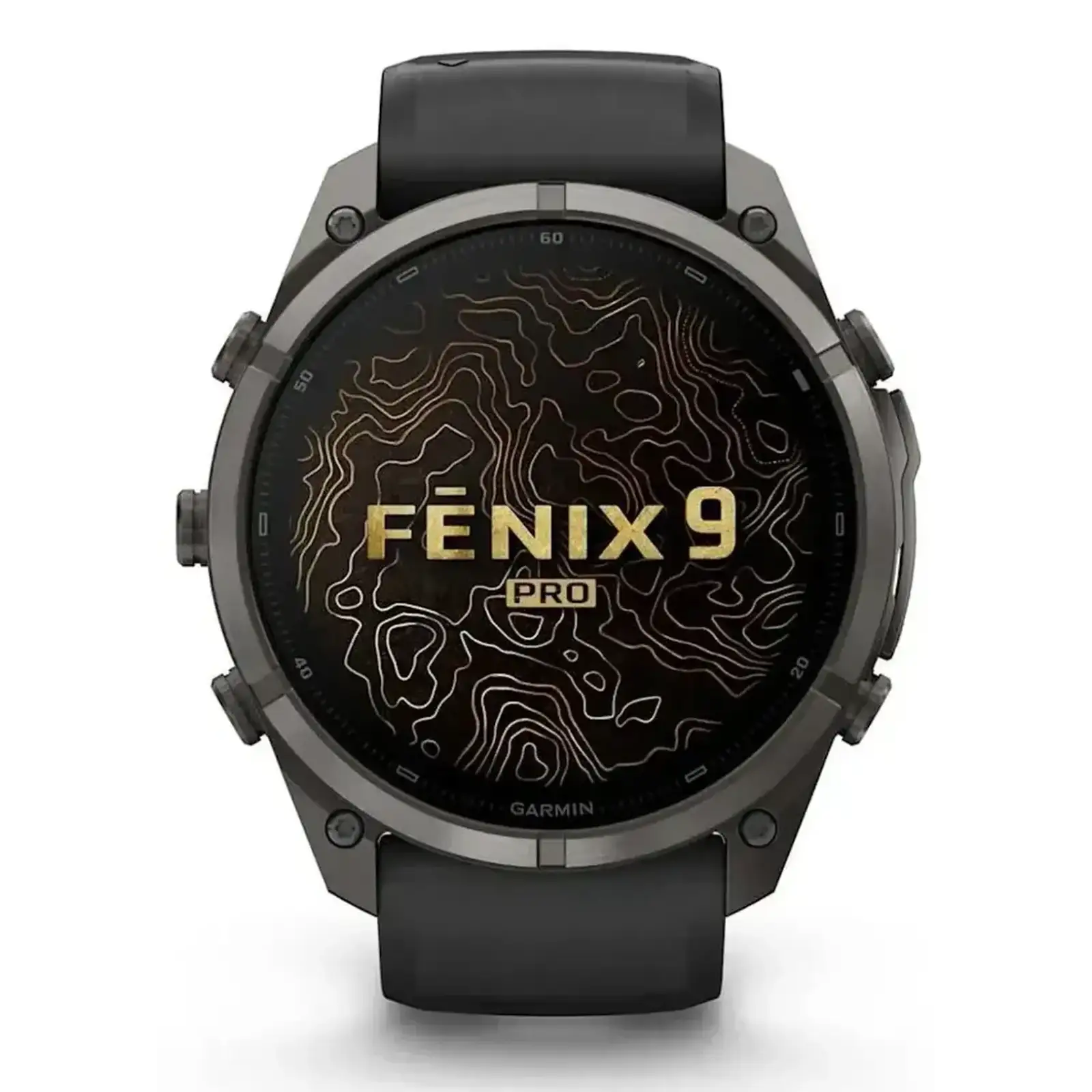 Смарт-годинник Garmin Fenix 9 Pro inReach 51mm Carbon Gray DLC Titanium Case with Black/Pebble Gray Silicone Band (010-04337-10/11)