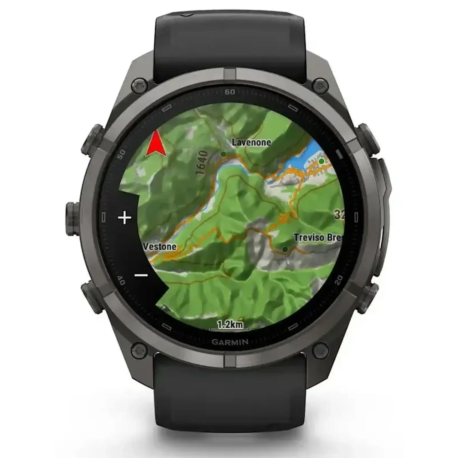Смарт-годинник Garmin Fenix 9 Pro inReach 51mm Carbon Gray DLC Titanium Case with Black/Pebble Gray Silicone Band (010-04337-10/11)