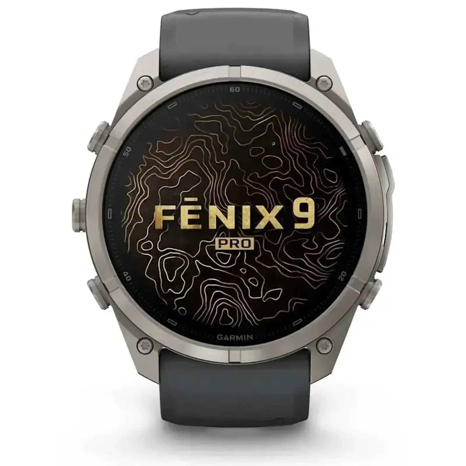 Смарт-годинник Garmin Fenix 9 Pro inReach 51mm Titanium Case with Graphite/Black Silicone Band (010-04337-20/21)