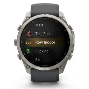 Смарт-годинник Garmin Fenix 9 Pro inReach 51mm Titanium Case with Graphite/Black Silicone Band (010-04337-20/21)