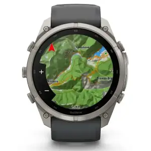 Смарт-годинник Garmin Fenix 9 Pro inReach 51mm Titanium Case with Graphite/Black Silicone Band (010-04337-20/21)