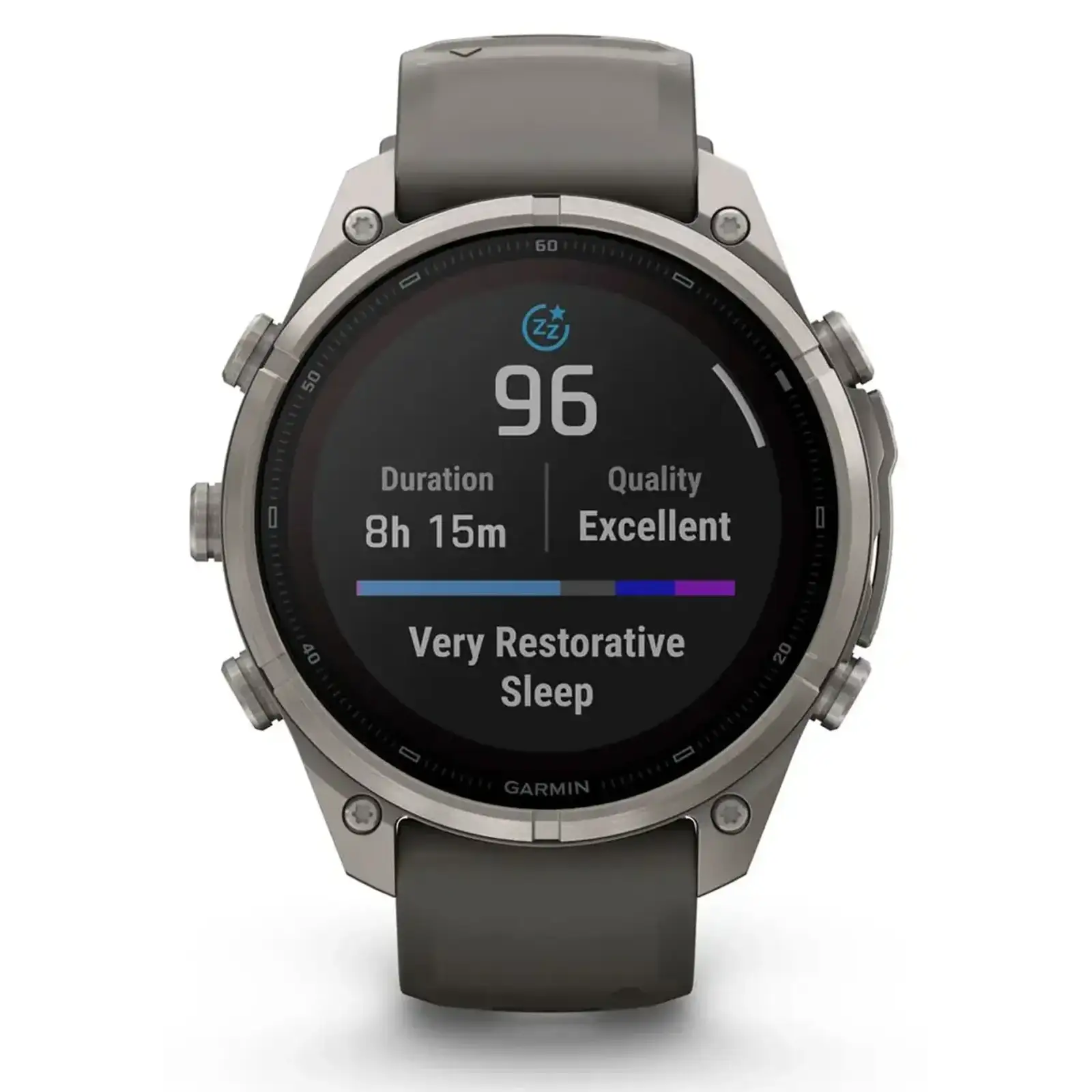 Смарт-годинник Garmin Fenix 9 Pro inReach Solar 47mm Titanium with Pebble Gray/Silver Gray Silicone Band (010-04338-00/01)