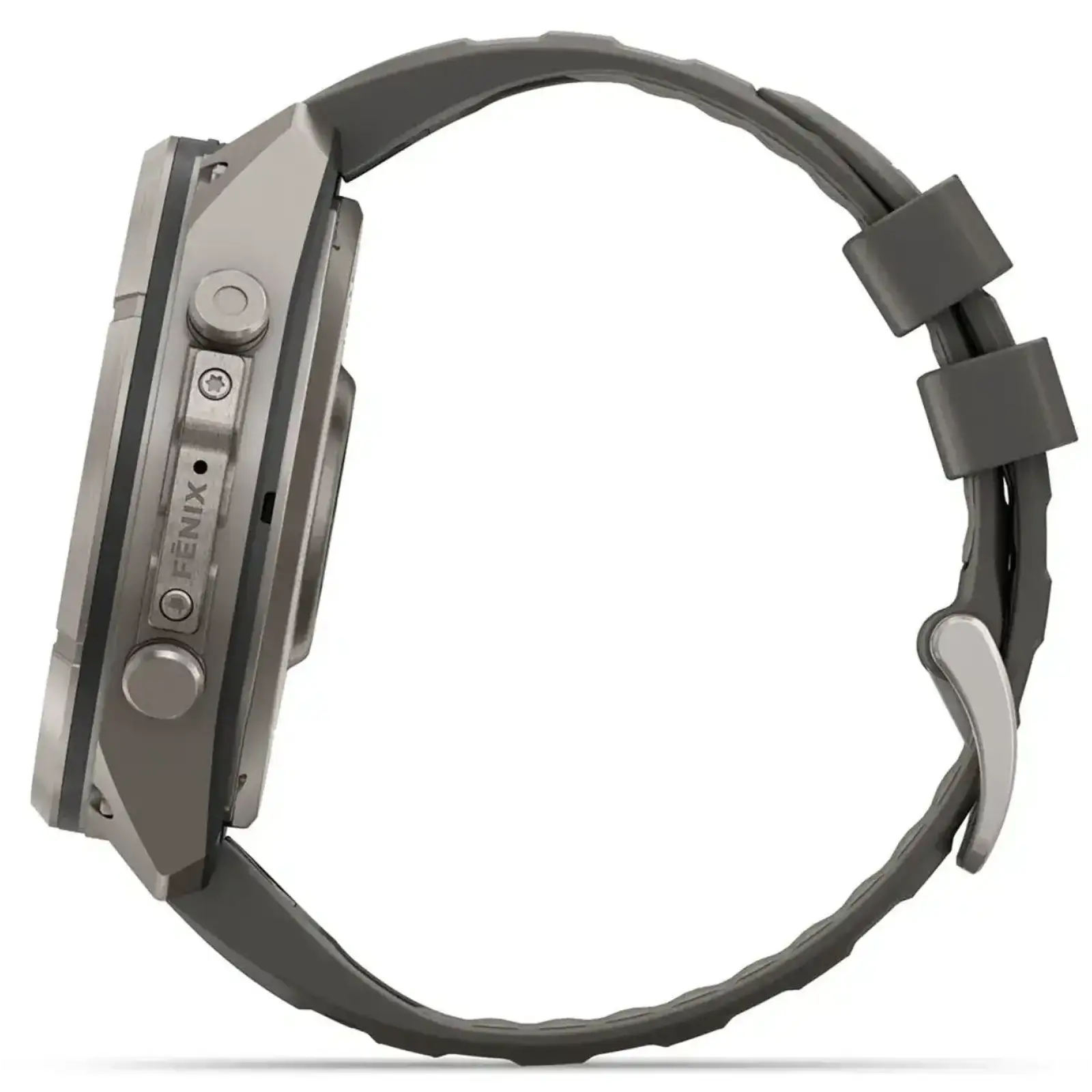 Смарт-годинник Garmin Fenix 9 Pro inReach Solar 51mm Titanium with Pebble Gray/Silver Gray Silicone Band (010-04339-00/01)