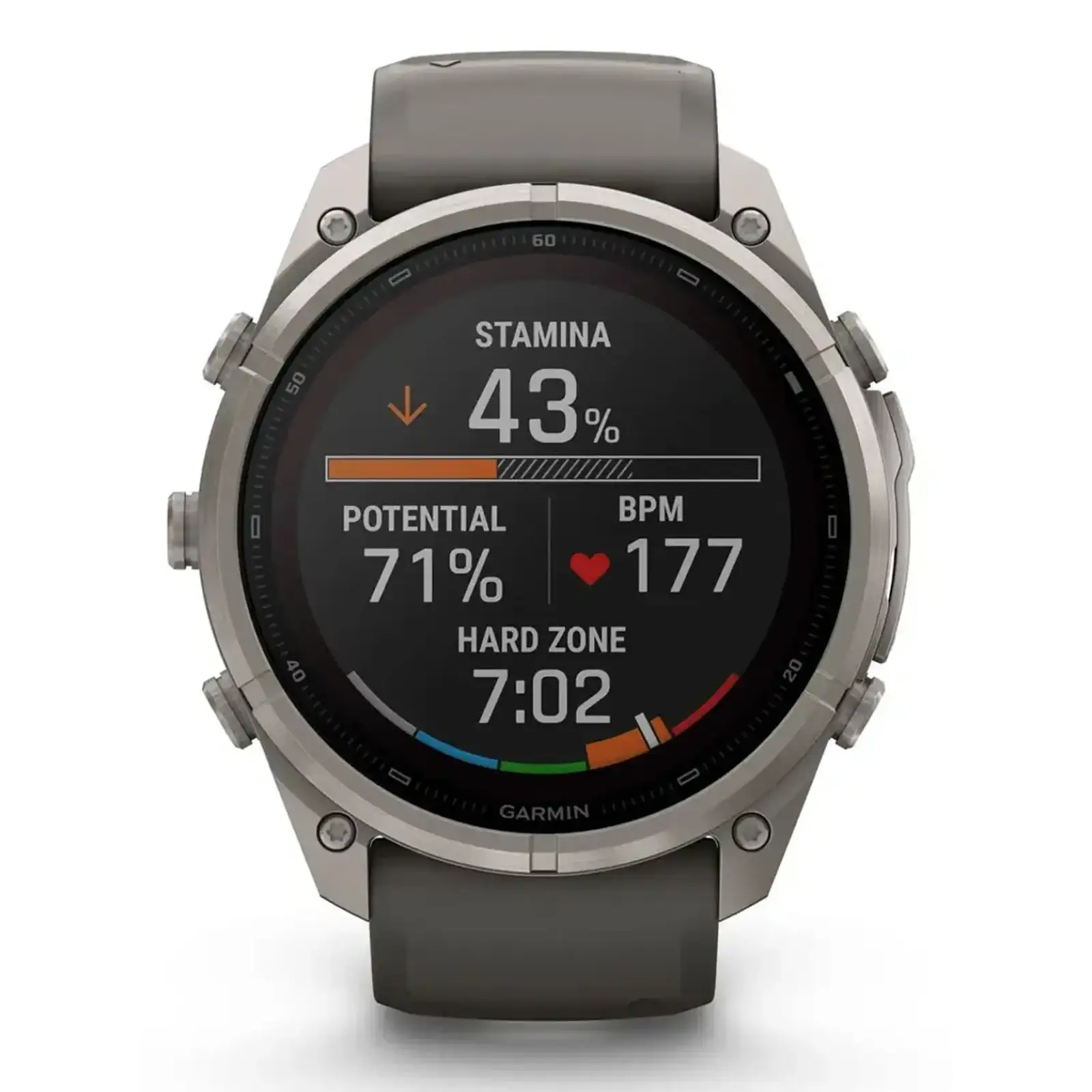 Смарт-годинник Garmin Fenix 9 Pro inReach Solar 51mm Titanium with Pebble Gray/Silver Gray Silicone Band (010-04339-00/01)