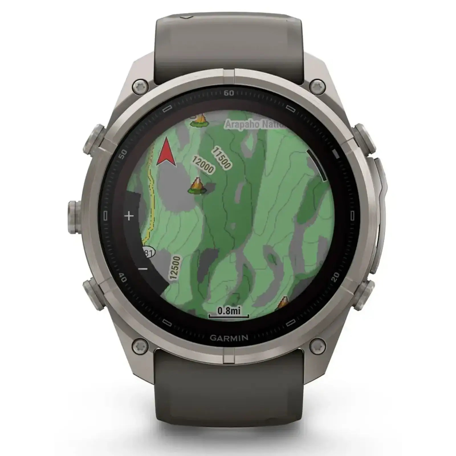 Смарт-годинник Garmin Fenix 9 Pro inReach Solar 51mm Titanium with Pebble Gray/Silver Gray Silicone Band (010-04339-00/01)
