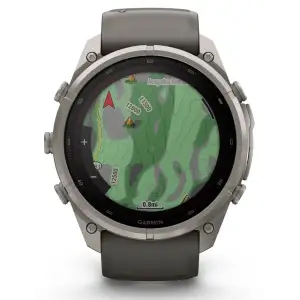 Смарт-годинник Garmin Fenix 9 Pro inReach Solar 51mm Titanium with Pebble Gray/Silver Gray Silicone Band (010-04339-00/01)