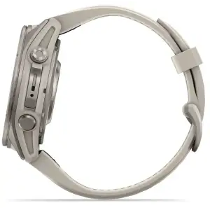 Смарт-годинник Garmin Fenix 9 43mm Titanium with Fog Gray Silicone Band (010-04761-00/01)