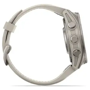 Смарт-годинник Garmin Fenix 9 43mm Titanium with Fog Gray Silicone Band (010-04761-00/01)