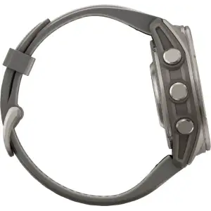 Смарт-часы Garmin Fenix 9 43mm Titanium with Pebble Gray Silicone Band (010-04761-10/11)