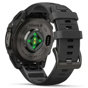 Смарт-годинник Garmin Fenix 9 47mm Carbon Gray DLC Titanium with Black Silicone Band (010-04762-10/11)