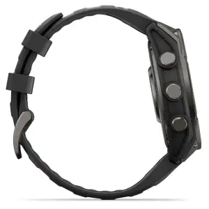 Смарт-годинник Garmin Fenix 9 47mm Carbon Gray DLC Titanium with Black Silicone Band (010-04762-10/11)