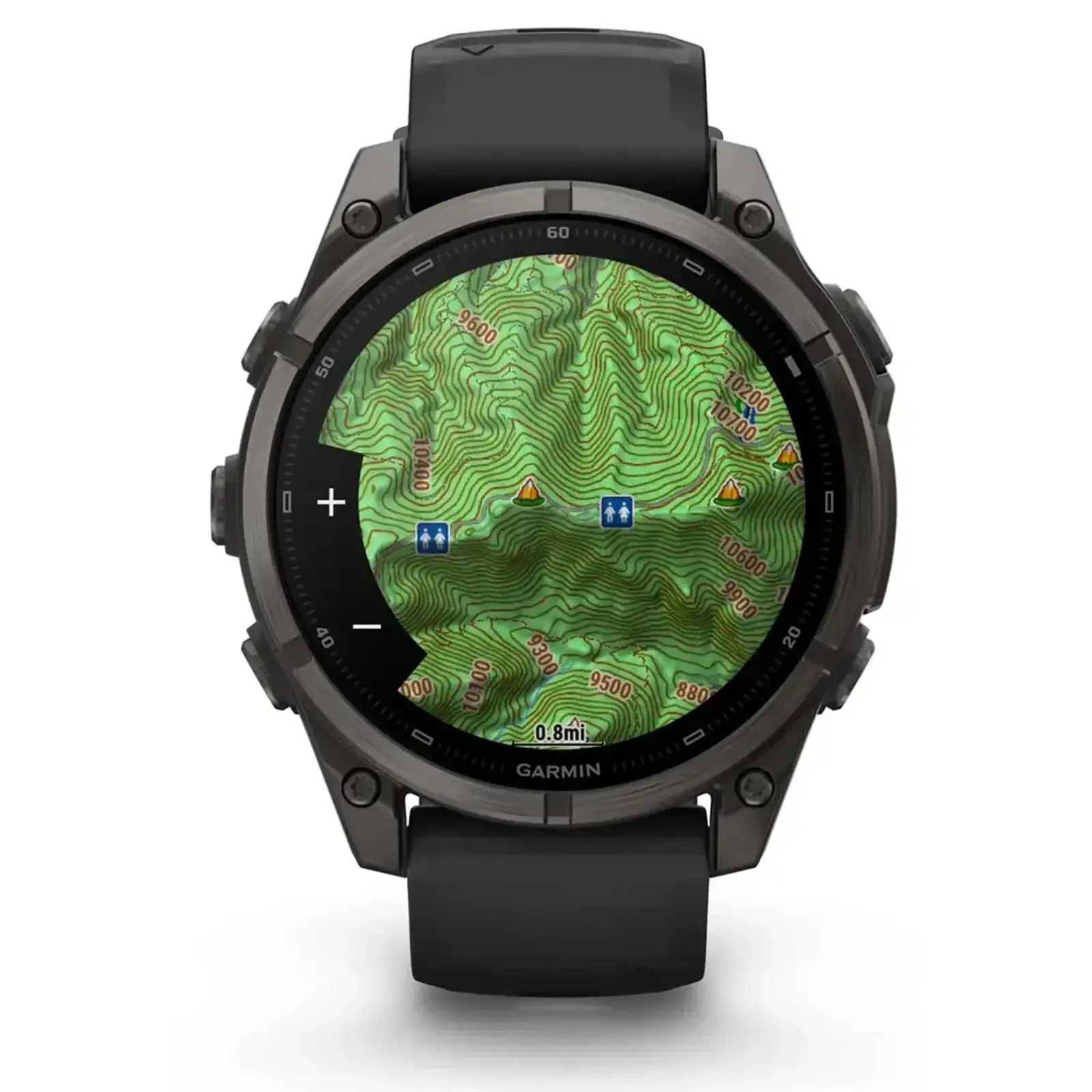 Смарт-годинник Garmin Fenix 9 47mm Carbon Gray DLC Titanium with Black Silicone Band (010-04762-10/11)