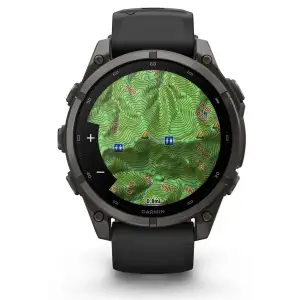 Смарт-годинник Garmin Fenix 9 47mm Carbon Gray DLC Titanium with Black Silicone Band (010-04762-10/11)