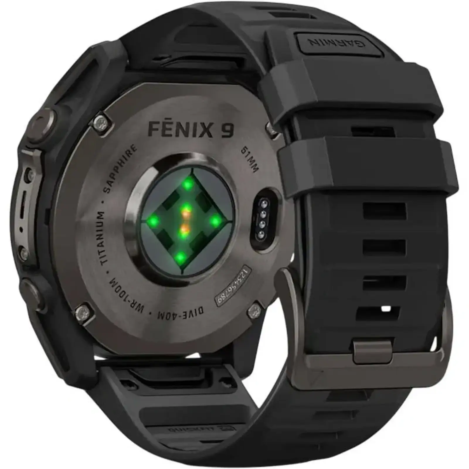 Смарт-часы Garmin Fenix 9 51mm Carbon Gray DLC Titanium with Black Silicone Band (010-04763-10/11)