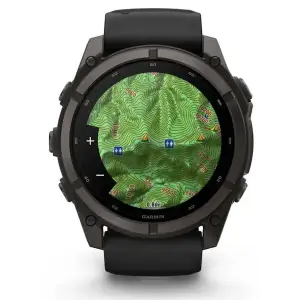 Смарт-часы Garmin Fenix 9 51mm Carbon Gray DLC Titanium with Black Silicone Band (010-04763-10/11)