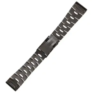 Ремешок Garmin QuickFit 26 Vented Titanium Bracelet with Carbon Gray DLC Coating (010-12864-09)