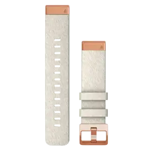 Ремешок Garmin QuickFit 20 Watch Bands Heathered Cream Nylon with Rose Gold Hardware (010-13102-09)