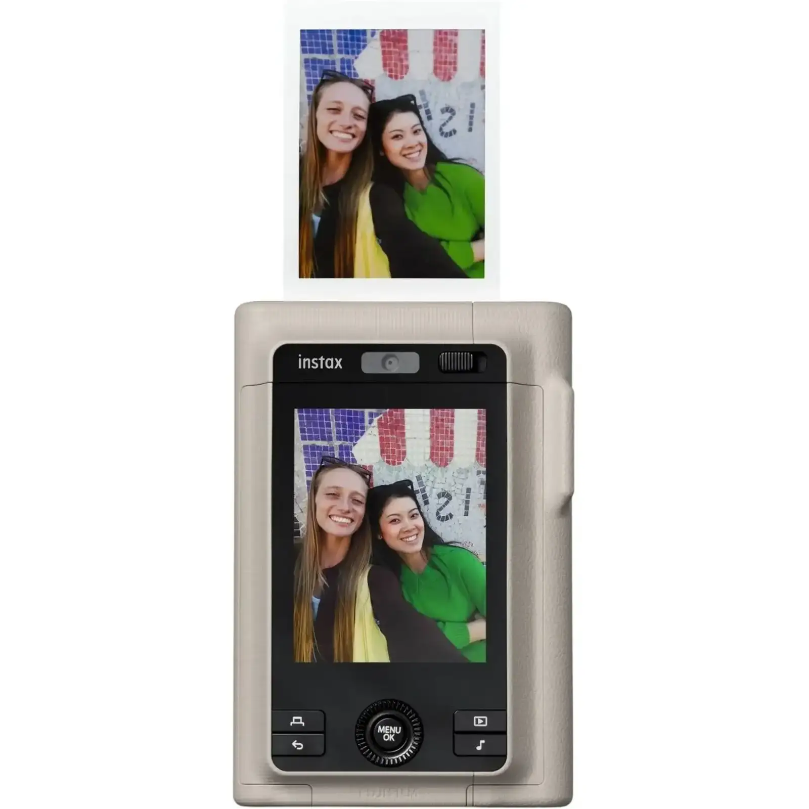 Фотокамера миттєвого друку Fujifilm Instax Mini LiPlay+ Sand Beige (16948010)