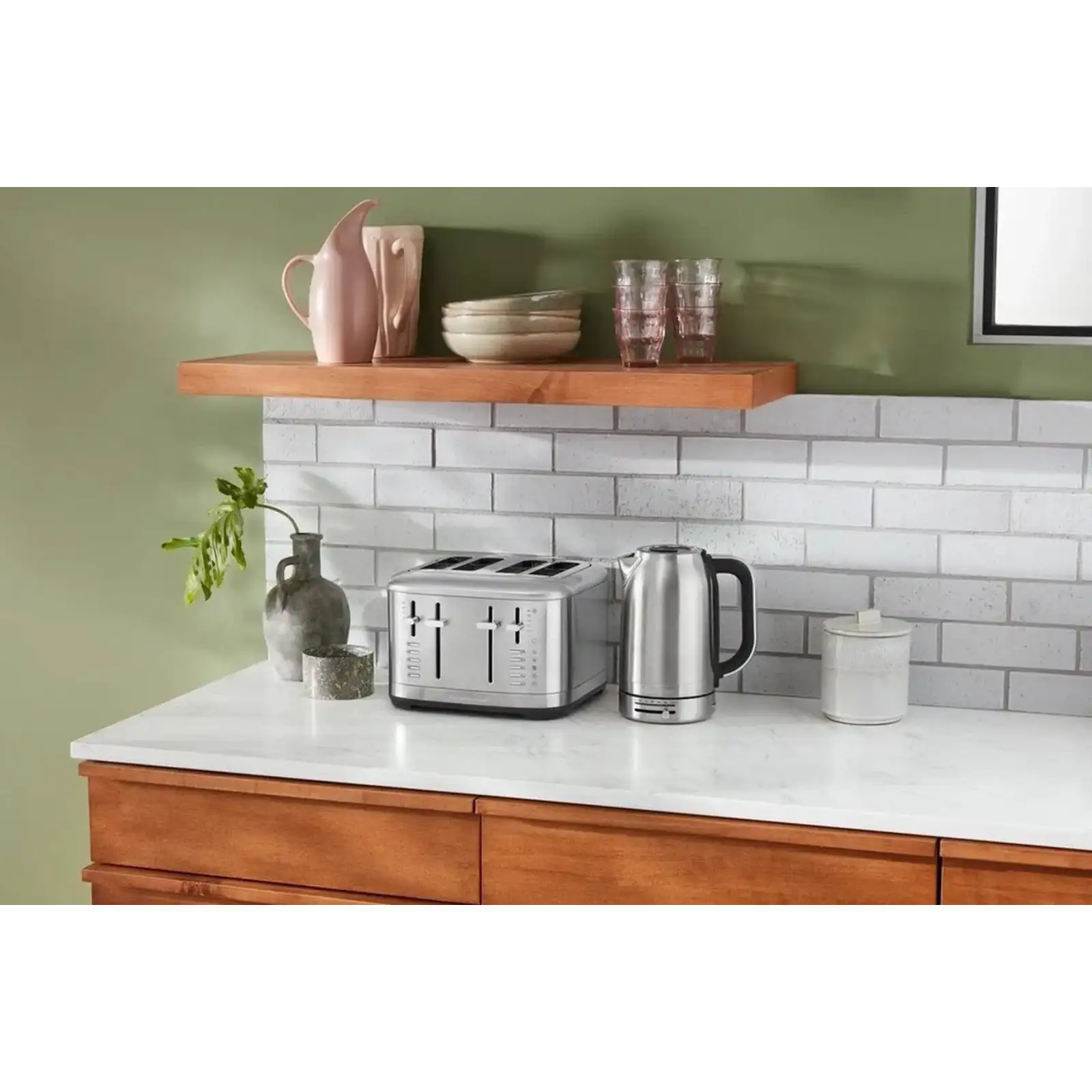 Тостер KitchenAid 4-Slot Toaster 5KMT4109 Brushed Stainless (5KMT4109ESX)