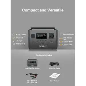 Зарядна станція Aferiy Nomad400 (AF-P040)