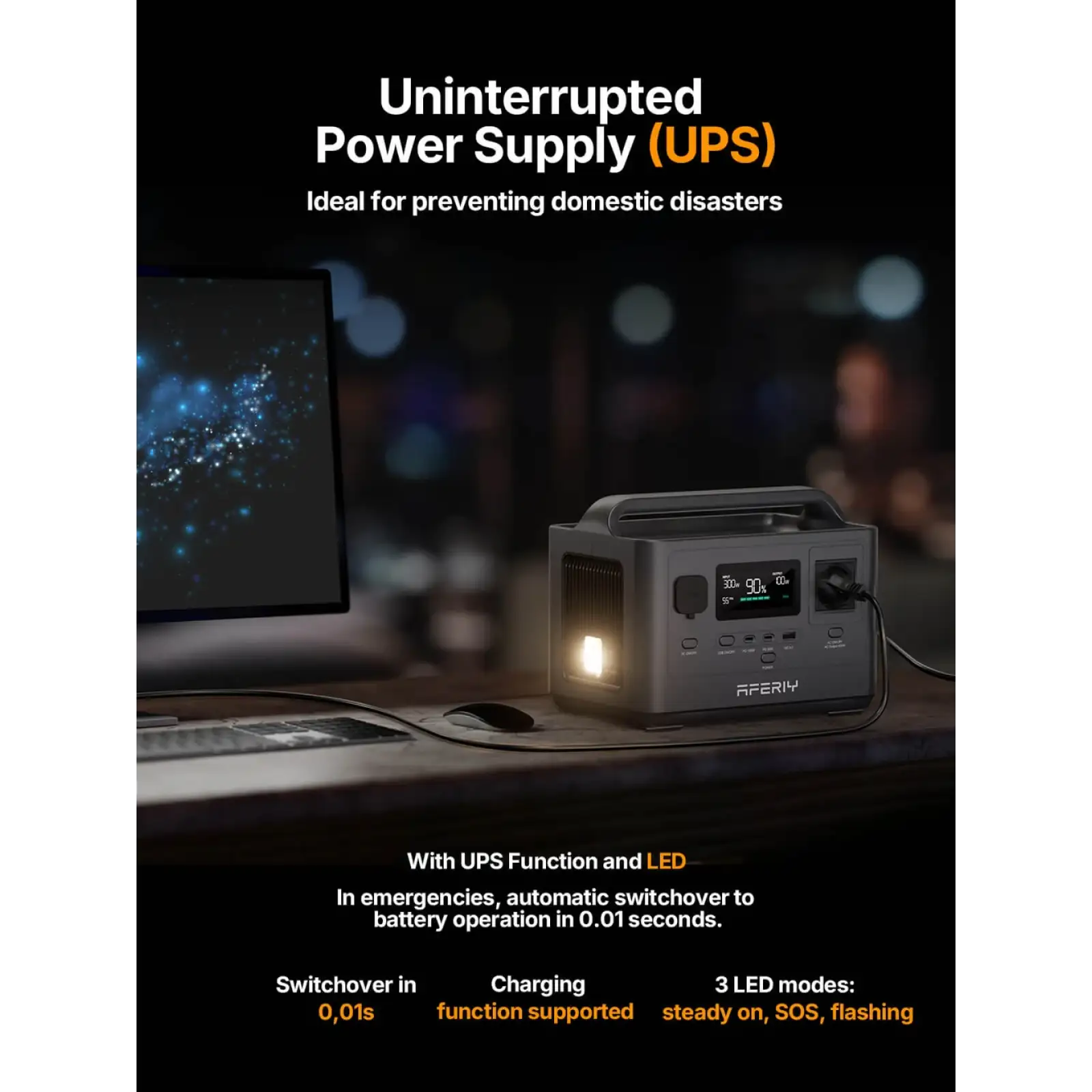 Зарядна станція Aferiy Nomad400 (AF-P040)