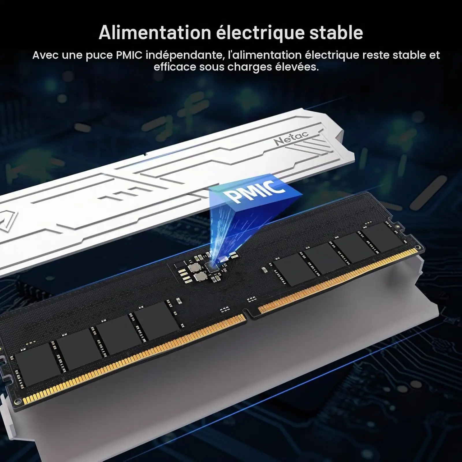Модуль памяти Netac DDR5 RAM 32GB (2x16GB) Desktop Memory Kit 5600MHz C46 (B0GK5W9ZNP)