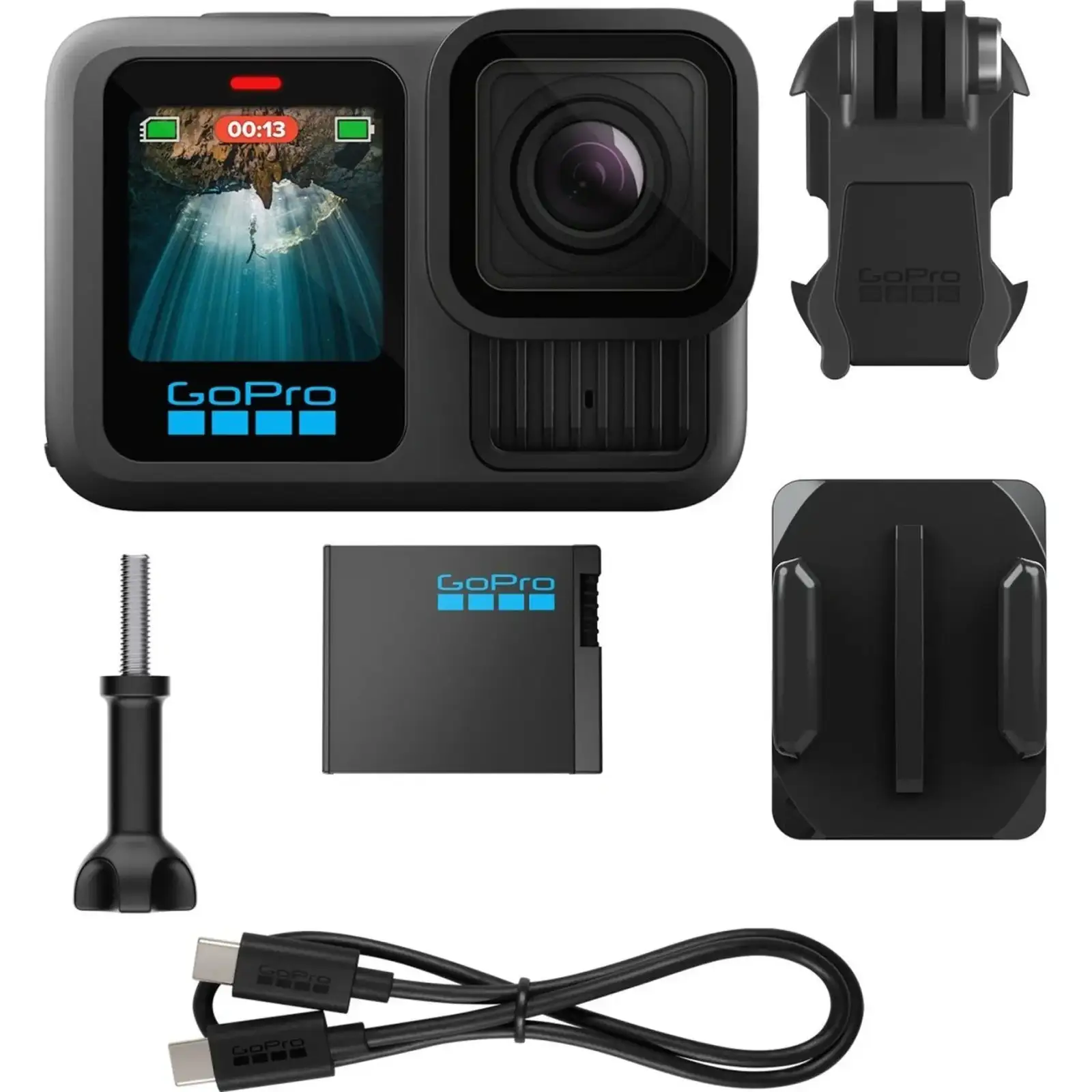 Экшн-камера GoPro HERO13 Black (CHDHX-131-RW, CHDHX-131-MY, CHDHX-131-TH)