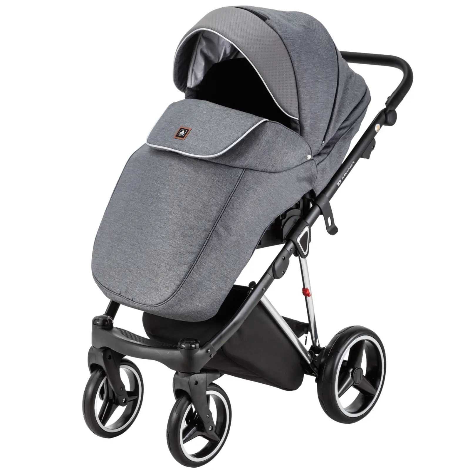 Коляска 2 в 1 Adamex Cristiano Special Edition CR-433/A Grey UA