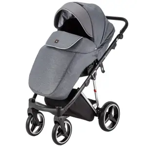 Коляска 2 в 1 Adamex Cristiano Special Edition CR-433/A Grey UA