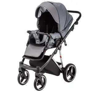 Коляска 2 в 1 Adamex Cristiano Special Edition CR-433/A Grey UA