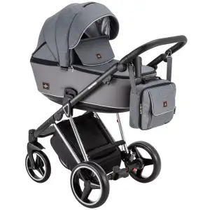 Коляска 2 в 1 Adamex Cristiano Special Edition CR-433 Grey UA