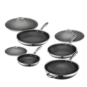 Набор сковородок HexClad Hybrid Cookware Set 7 PC (CS-HXC-004)