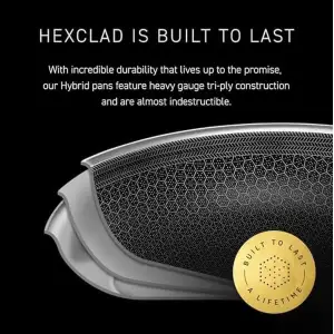 Набор сковородок HexClad Hybrid Cookware Set 7 PC (CS-HXC-004)