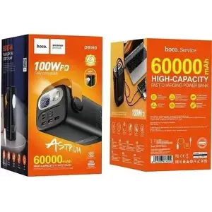 Внешний аккумулятор Hoco DB160 Astrum 60000mAh Black