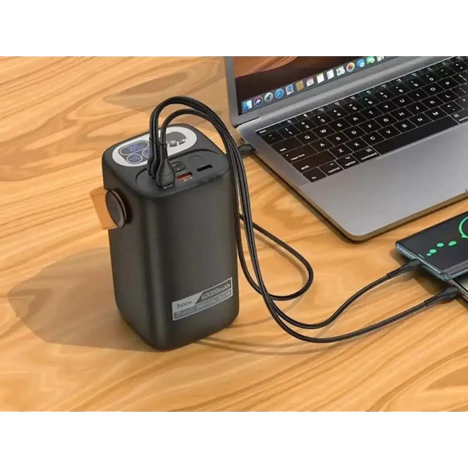 Внешний аккумулятор Hoco DB160 Astrum 60000mAh Black