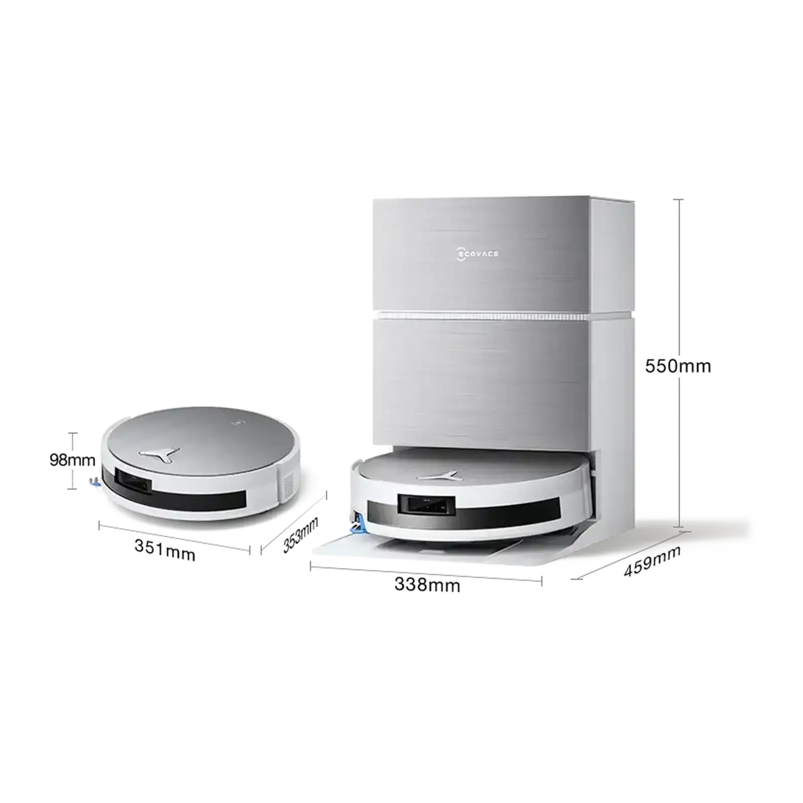 Робот-пилосос Ecovacs Deebot X11 Pro Omni White (DEX99-W)