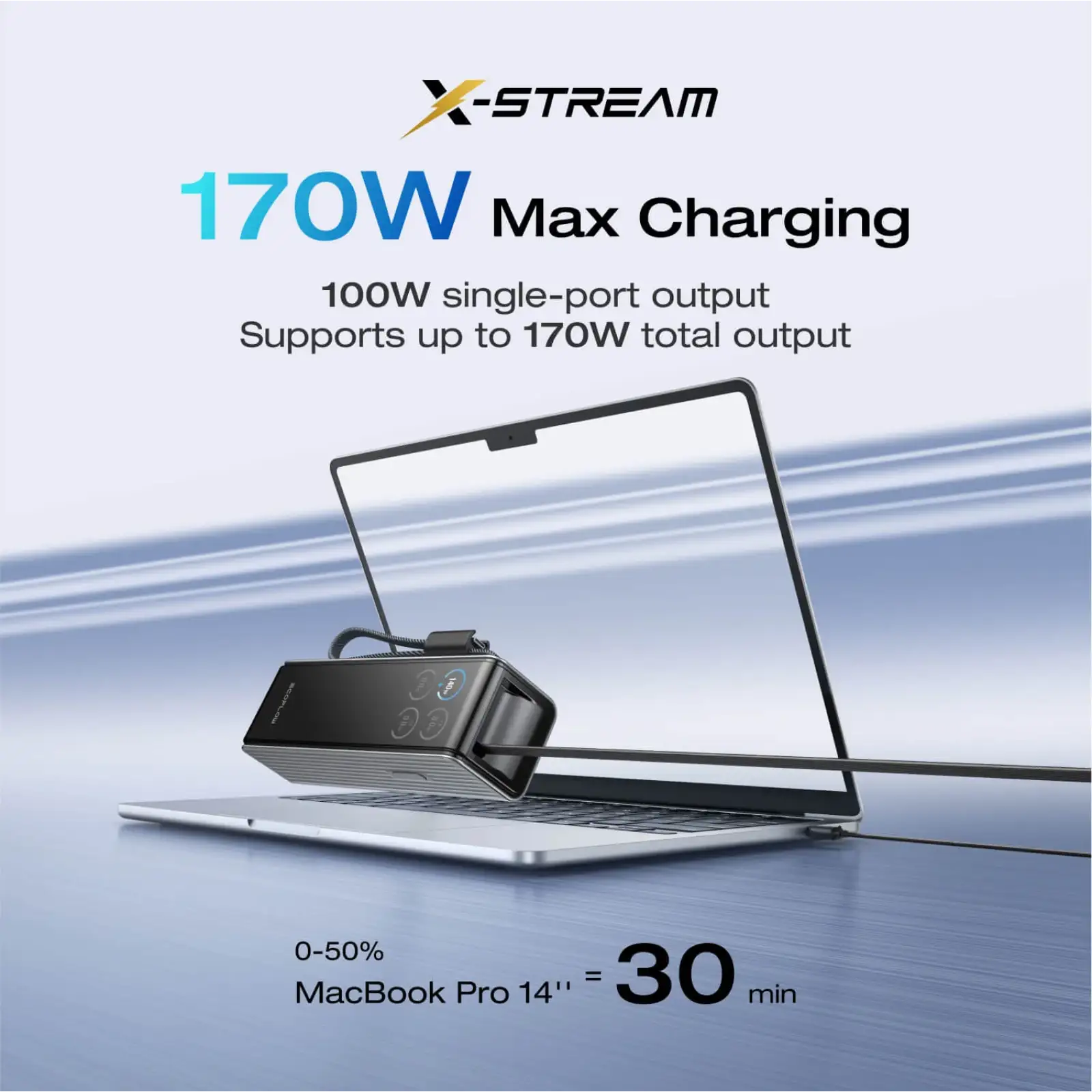 Зовнішній акумулятор EcoFlow RAPID Power Bank 25000mAh Green (EF-RAPID25K100W-G-EU) UA
