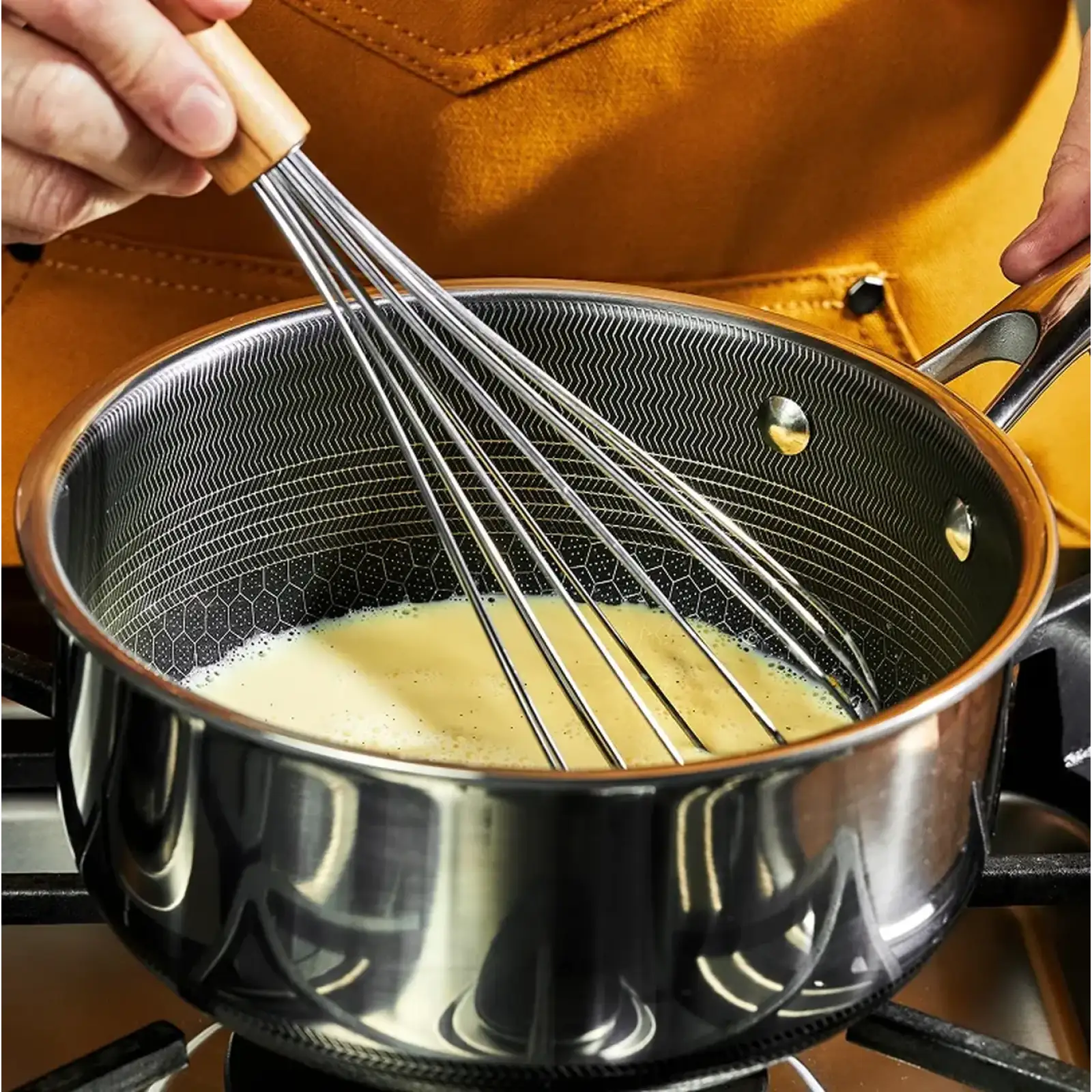 Набор кастрюль HexClad Hybrid Pot Set 6 PC